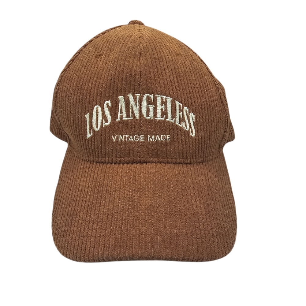 Brown Los Angeles Vintage Made Hat